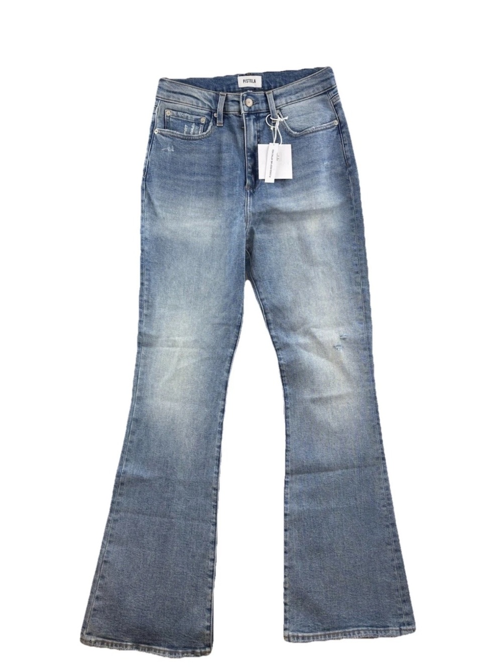Pistola High Rise Boot Cut Light Wash Denim Jeans Dana NWT Size 29